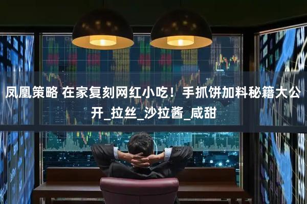 凤凰策略 在家复刻网红小吃！手抓饼加料秘籍大公开_拉丝_沙拉酱_咸甜
